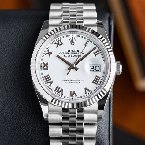 Rolex datejust white gold 36mm